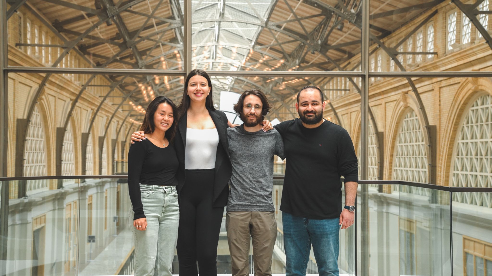 Team Aspen during the hackathon
