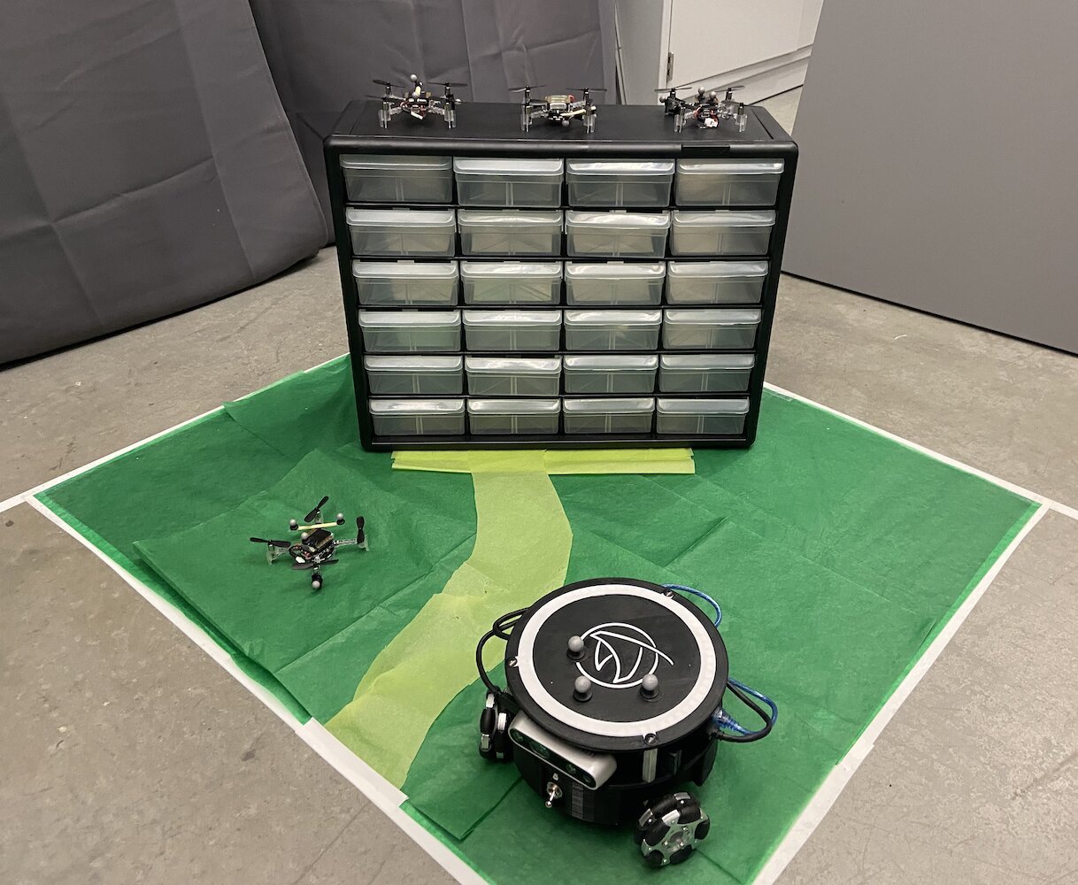 Triton with drones for future multi-agent work