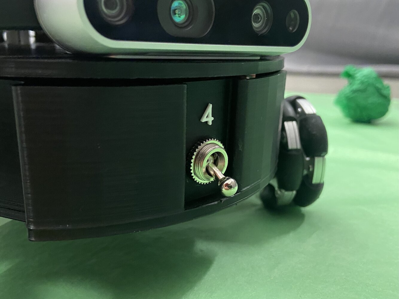 Close-up of Triton's camera