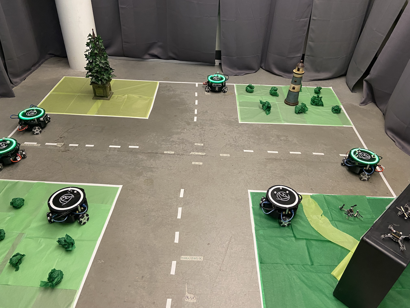 Roboter‑Raster‑Setup